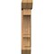 Ekena Millwork Balboa Slat Smooth Bracket w/ Offset Brace, Western Red Cedar, 7 1/2"W x 28"D x 40"H BKT0806X28X40BOA06SWR - alternate 4